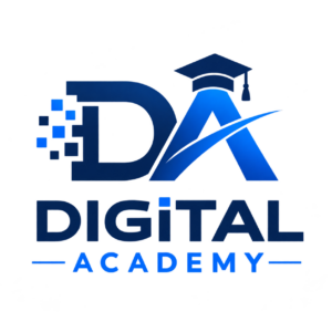 digital academy monogram logo