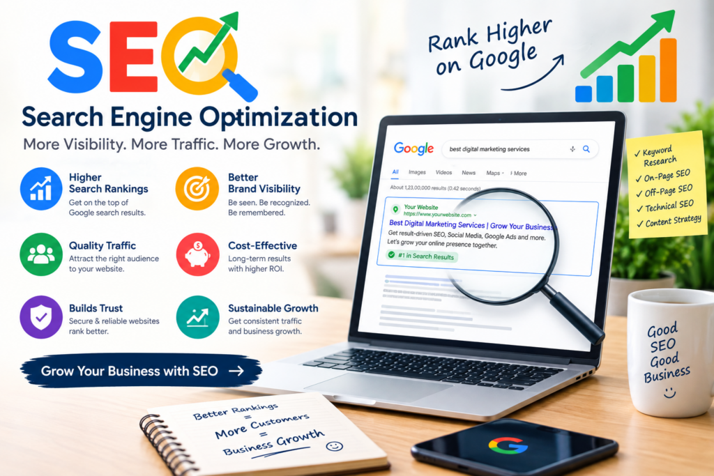 seo growth marketing infographic